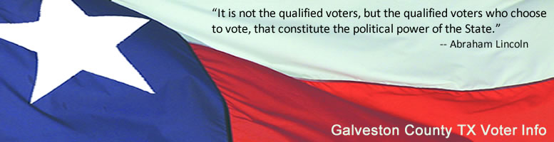 Galveston Voter Info